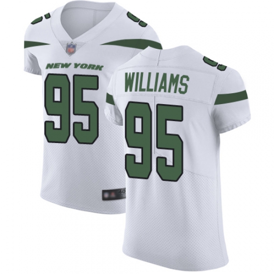 Jets 95 Quinnen Williams White Men Stitched Football Vapor Untouchable Elite Jersey Jets 95 Quinnen Williams White Men Stitched Football Vapor Untouchable Elite Jersey