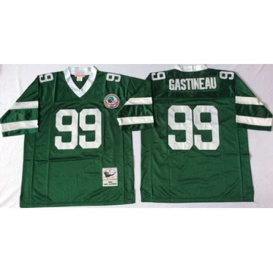 Jets 99 Mark Gastineau Green Throwback Jersey Jets 99 Mark Gastineau Green Throwback Jersey