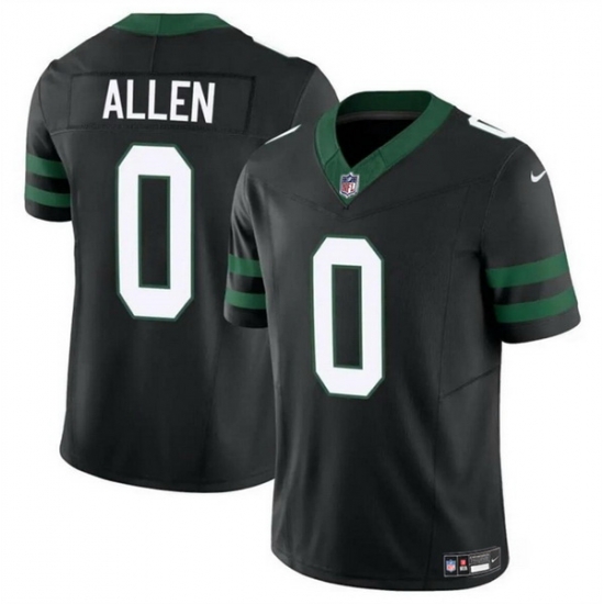 Men New York Jets 0 Braelon Allen Black 2023 F U S E Vapor Untouchable Limited Stitched Jersey Men New York Jets 0 Braelon Allen Black 2023 F U S E Vapor Untouchable Limited Stitched Jersey