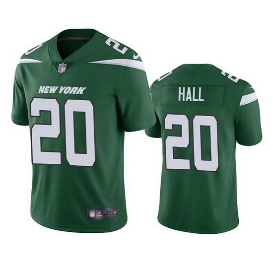 Men New York Jets 20 Breece Hall 2022 Green Vapor Untouchable Limited Stitched Jersey Men New York Jets 20 Breece Hall 2022 Green Vapor Untouchable Limited Stitched Jersey