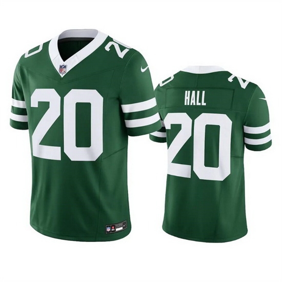 Men New York Jets 20 Breece Hall Green 2024 F U S E Vapor Limited Stitched Jersey Men New York Jets 20 Breece Hall Green 2024 F U S E Vapor Limited Stitched Jersey