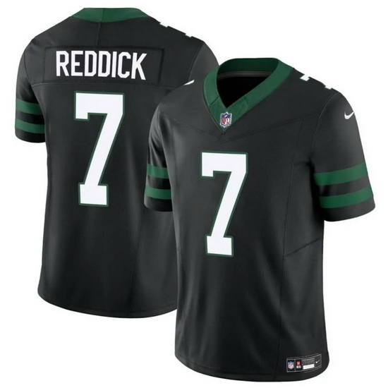 Men New York Jets 7 Haason Reddick Black 2024 F U S E Vapor Untouchable Limited Stitched Jersey Men New York Jets 7 Haason Reddick Black 2024 F U S E Vapor Untouchable Limited Stitched Jersey