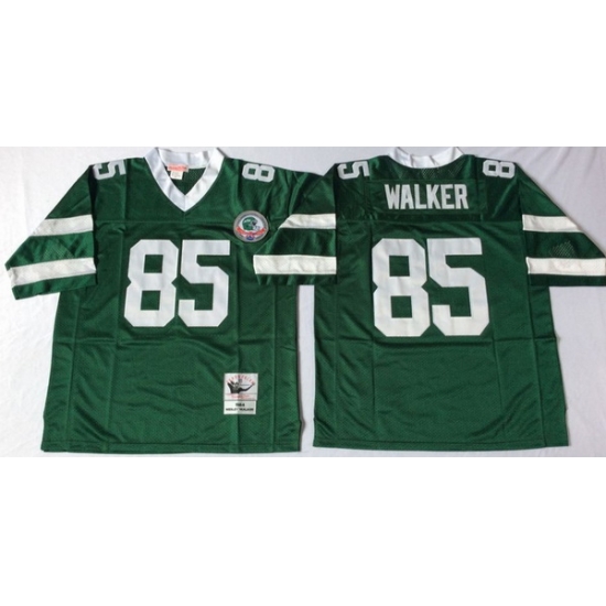 Men New York Jets 85 Wesley Walker Green M&N Throwback Jersey Men New York Jets 85 Wesley Walker Green M&N Throwback Jersey