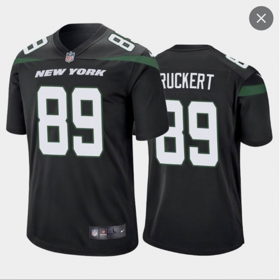 Men New York Jets #89 Ruckert Black Vapor Untouchable Limited Stitched NFL Jersey Men New York Jets #89 Ruckert Black Vapor Untouchable Limited Stitched NFL Jersey