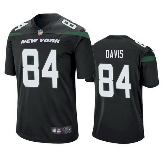 Men New York Jets Corey Davis #84 Black Vapor Limited Stitched Football Jersey Men New York Jets Corey Davis #84 Black Vapor Limited Stitched Football Jersey