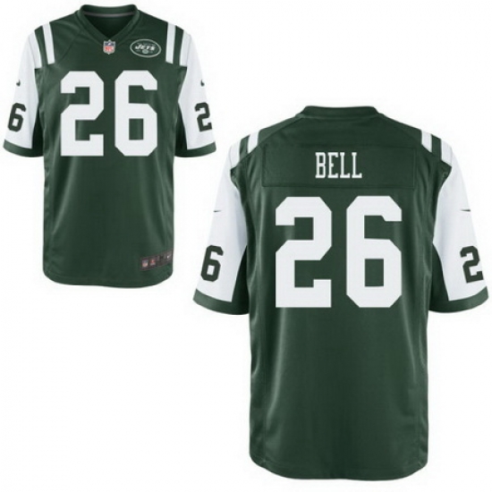 Men Nike Jets 26 Le'Veon Bell Green Game Stitched NFL Jersey Men Nike Jets 26 Le'Veon Bell Green Game Stitched NFL Jersey