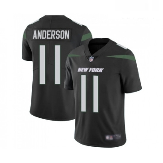 Mens New York Jets 11 Robby Anderson Black Alternate Vapor Untouchable Limited Player Football Jersey Mens New York Jets 11 Robby Anderson Black Alternate Vapor Untouchable Limited Player Football Jersey