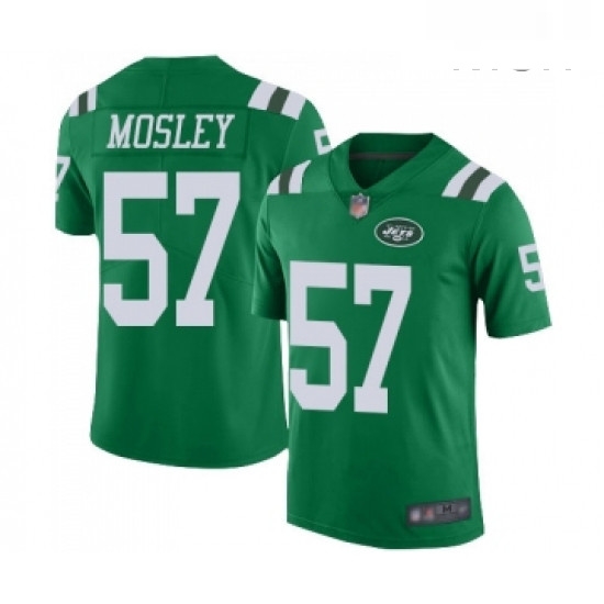 Mens New York Jets 57 CJ Mosley Limited Green Rush Vapor Untouchable Football Jersey Mens New York Jets 57 CJ Mosley Limited Green Rush Vapor Untouchable Football Jersey
