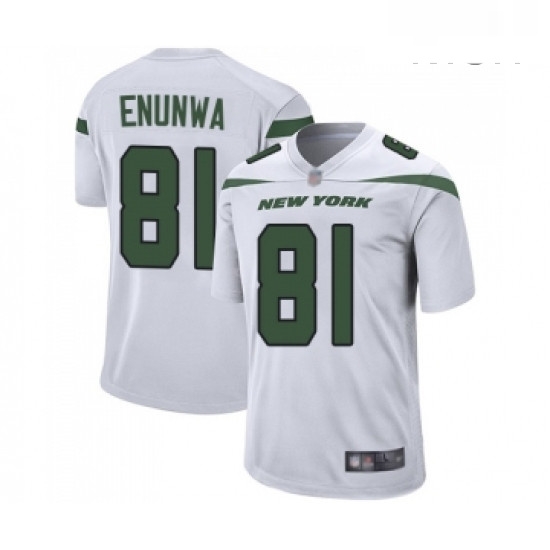 Mens New York Jets 81 Quincy Enunwa Game White Football Jersey Mens New York Jets 81 Quincy Enunwa Game White Football Jersey
