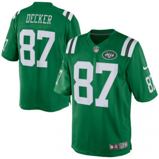 Mens New York Jets Eric Decker Nike Green Color Rush Limited Jersey Mens New York Jets Eric Decker Nike Green Color Rush Limited Jersey