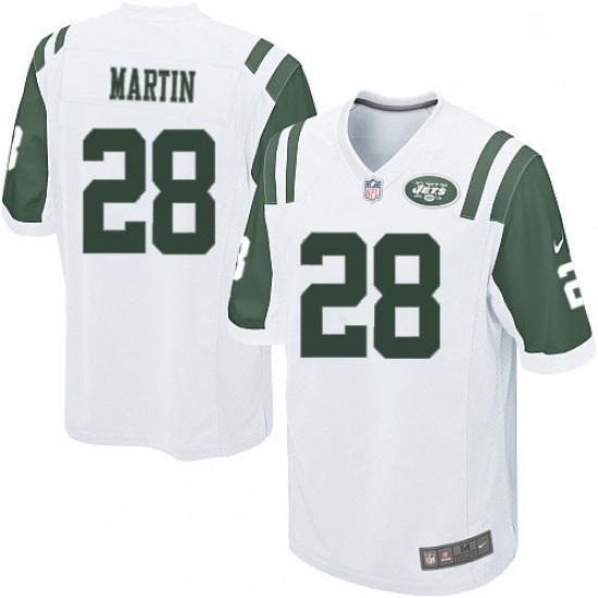 Mens Nike New York Jets 28 Curtis Martin Game White NFL Jersey Mens Nike New York Jets 28 Curtis Martin Game White NFL Jersey