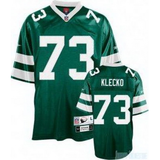 New York Jets 73 Joe Klecko Green throwback New York Jets 73 Joe Klecko Green throwback