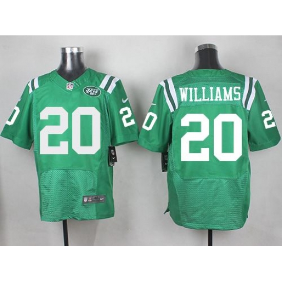 Nike Jets #20 Marcus Williams Green Mens Stitched NFL Elite Rush Jersey Nike Jets #20 Marcus Williams Green Mens Stitched NFL Elite Rush Jersey