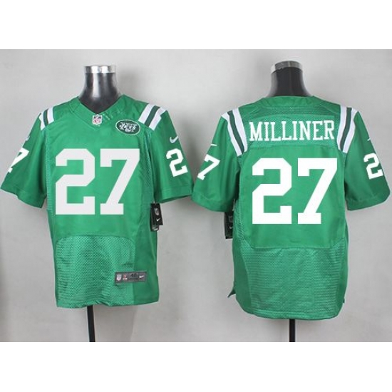 Nike Jets 27 Dee Milliner Green Mens Stitched NFL Elite Rush Jersey Nike Jets 27 Dee Milliner Green Mens Stitched NFL Elite Rush Jersey