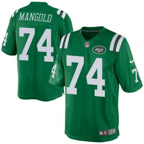 Nike Jets 74 Nick Mangold Green Mens Stitched NFL Elite Rush Jersey Nike Jets 74 Nick Mangold Green Mens Stitched NFL Elite Rush Jersey