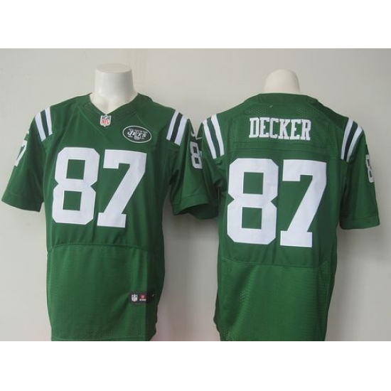 Nike Jets #87 Eric Decker Green Mens Stitched NFL Elite Rush Jersey Nike Jets #87 Eric Decker Green Mens Stitched NFL Elite Rush Jersey