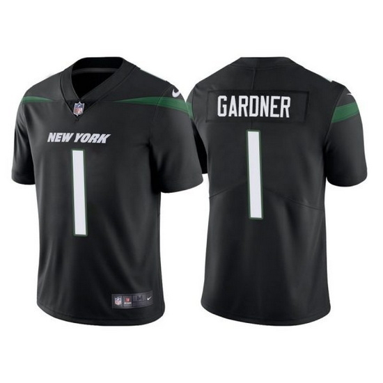 Nike New York Jets 1 Ahmad Gardner Black 2022 NFL Draft Vapor Untouchable Limited Jersey Nike New York Jets 1 Ahmad Gardner Black 2022 NFL Draft Vapor Untouchable Limited Jersey