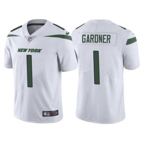 Nike New York Jets 1 Ahmad Gardner White 2022 NFL Draft Vapor Untouchable Limited Jersey Nike New York Jets 1 Ahmad Gardner White 2022 NFL Draft Vapor Untouchable Limited Jersey