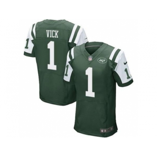 Nike New York Jets 1 Michael Vick Green Elite NFL Jersey Nike New York Jets 1 Michael Vick Green Elite NFL Jersey