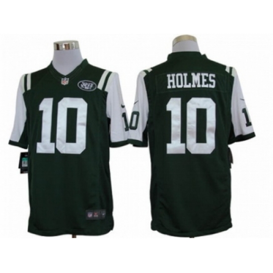 Nike New York Jets 10 Santonio Holmes Green Limited NFL Jersey Nike New York Jets 10 Santonio Holmes Green Limited NFL Jersey