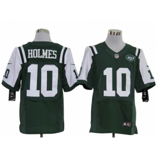 Nike New York Jets 10 Santonio Holmes green Elite NFL Jersey Nike New York Jets 10 Santonio Holmes green Elite NFL Jersey