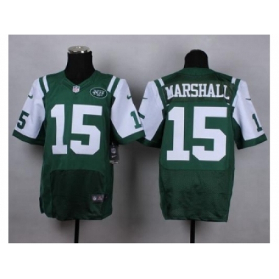 Nike New York Jets 15 Brandon Marshall Green Elite NFL Jersey Nike New York Jets 15 Brandon Marshall Green Elite NFL Jersey