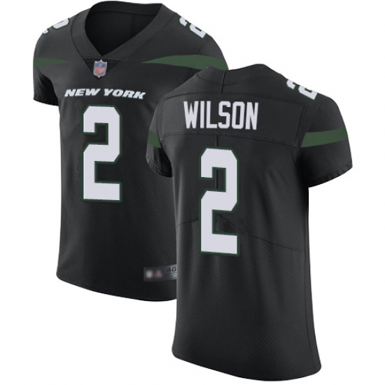 Nike New York Jets 2 Zach Wilson Black Alternate Men Stitched NFL New Elite Jersey Nike New York Jets 2 Zach Wilson Black Alternate Men Stitched NFL New Elite Jersey