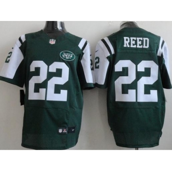 Nike New York Jets 22 Ed Reed Green Elite NFL Jersey Nike New York Jets 22 Ed Reed Green Elite NFL Jersey