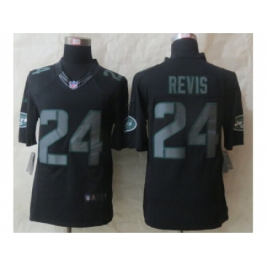 Nike New York Jets 24 Darrelle Revis black Limited Impact NFL Jersey Nike New York Jets 24 Darrelle Revis black Limited Impact NFL Jersey