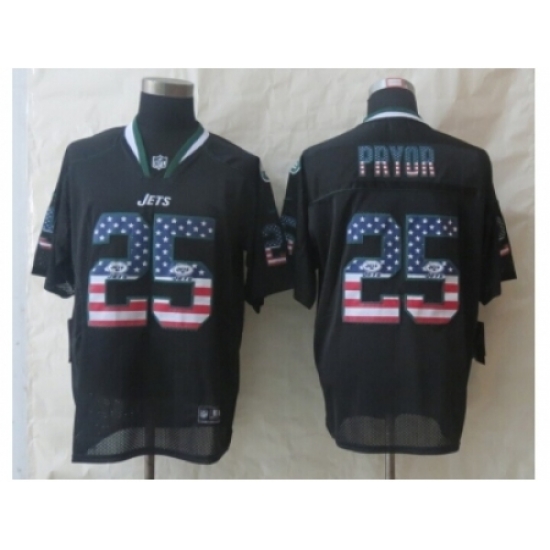 Nike New York Jets 25 Calvin Pryor Black Elite USA Flag Fashion NFL Jersey Nike New York Jets 25 Calvin Pryor Black Elite USA Flag Fashion NFL Jersey