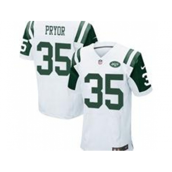 Nike New York Jets 35 Calvin Pryor white Elite NFL Jersey Nike New York Jets 35 Calvin Pryor white Elite NFL Jersey