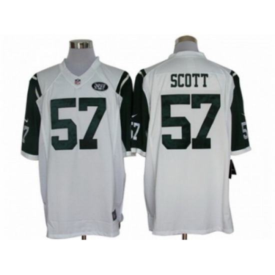 Nike New York Jets 57 Bart Scott White Limited NFL Jersey Nike New York Jets 57 Bart Scott White Limited NFL Jersey