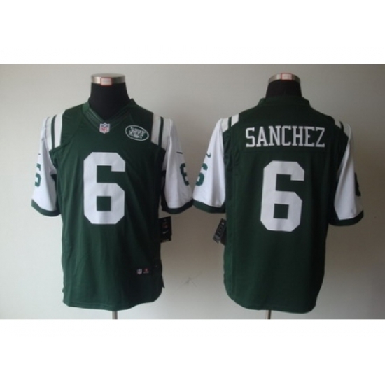 Nike New York Jets 6 Mark Sanchez Green Limited NFL Jersey Nike New York Jets 6 Mark Sanchez Green Limited NFL Jersey