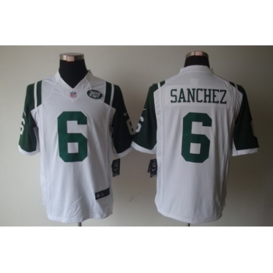 Nike New York Jets 6 Mark Sanchez White Limited NFL Jersey Nike New York Jets 6 Mark Sanchez White Limited NFL Jersey