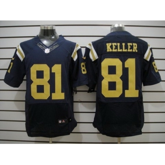 Nike New York Jets 81 Dustin Keller Blue Elite NFL Jersey Nike New York Jets 81 Dustin Keller Blue Elite NFL Jersey