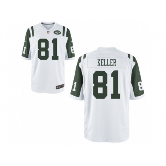 Nike New York Jets 81 Dustin Keller White Game NFL Jersey Nike New York Jets 81 Dustin Keller White Game NFL Jersey