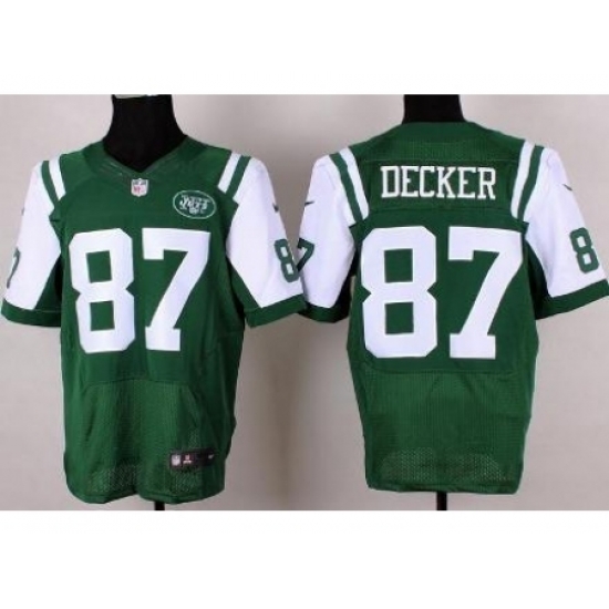 Nike New York Jets 87 Eric Decker Green Elite NFL Jersey Nike New York Jets 87 Eric Decker Green Elite NFL Jersey