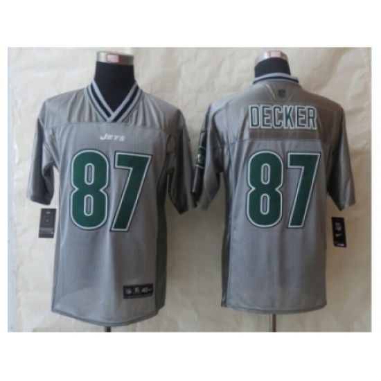 Nike New York Jets 87 Eric Decker Grey Elite Vapor NFL Jersey Nike New York Jets 87 Eric Decker Grey Elite Vapor NFL Jersey