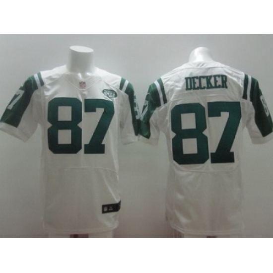 Nike New York Jets 87 Eric Decker White Elite NFL Jersey Nike New York Jets 87 Eric Decker White Elite NFL Jersey