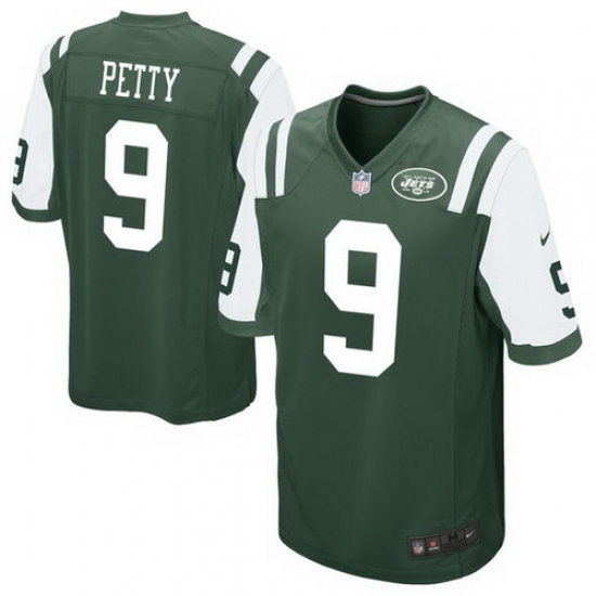 Nike New York Jets #9 Bryce Petty Green Team Color Mens Stitched NFL Elite Jersey Nike New York Jets #9 Bryce Petty Green Team Color Mens Stitched NFL Elite Jersey