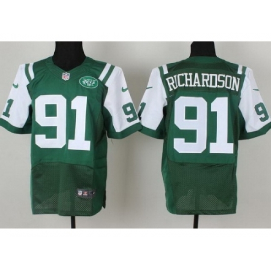 Nike New York Jets 91 Sheldon Richardson Green Elite NFL Jersey Nike New York Jets 91 Sheldon Richardson Green Elite NFL Jersey