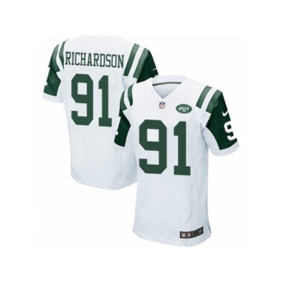 Nike New York Jets 91 Sheldon Richardson White Elite NFL Jersey Nike New York Jets 91 Sheldon Richardson White Elite NFL Jersey