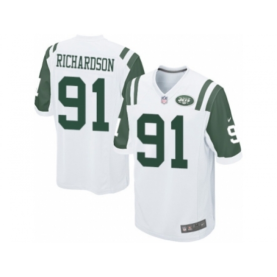Nike New York Jets 91 Sheldon Richardson White Game NFL Jersey Nike New York Jets 91 Sheldon Richardson White Game NFL Jersey