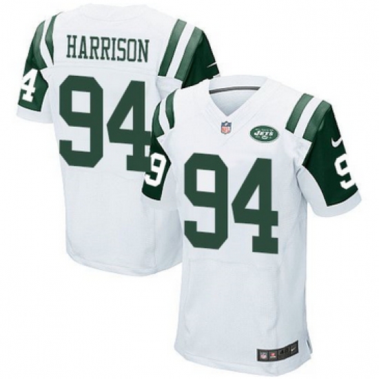 Nike New York Jets #94 Damon Harrison White Mens Stitched NFL Elite Jersey Nike New York Jets #94 Damon Harrison White Mens Stitched NFL Elite Jersey