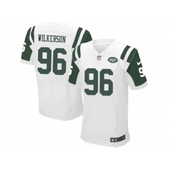 Nike New York Jets 96 Muhammad Wilkerson White Elite NFL Jersey Nike New York Jets 96 Muhammad Wilkerson White Elite NFL Jersey