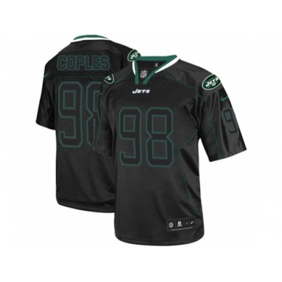 Nike New York Jets 98 Quinton Coples Black Elite Lights Out NFL Jersey Nike New York Jets 98 Quinton Coples Black Elite Lights Out NFL Jersey