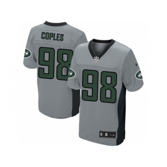 Nike New York Jets 98 Quinton Coples Grey Elite Shadow NFL Jersey Nike New York Jets 98 Quinton Coples Grey Elite Shadow NFL Jersey