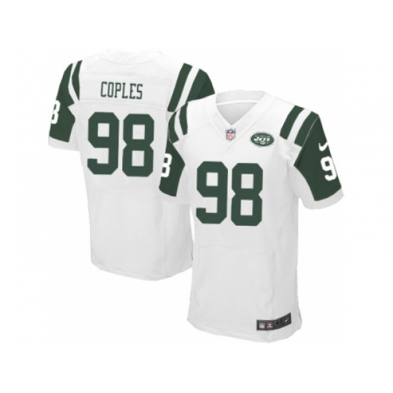 Nike New York Jets 98 Quinton Coples White Elite NFL Jersey Nike New York Jets 98 Quinton Coples White Elite NFL Jersey
