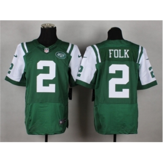 Nike new york jets 2 Nick Folk green Elite NFL Jersey Nike new york jets 2 Nick Folk green Elite NFL Jersey