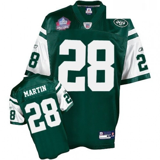Reebok New York Jets 28 Curtis Martin Green Team Color Hall of Fame 2012 Authentic Throwback NFL Jersey Reebok New York Jets 28 Curtis Martin Green Team Color Hall of Fame 2012 Authentic Throwback NFL Jersey